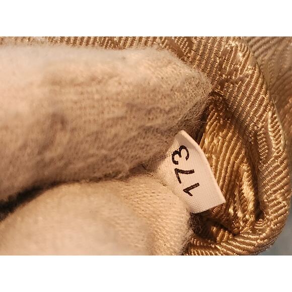 Prada Biege Vitello Daino Tessuto Leather Hand Bag with Crossbody Strap - Picture 14 of 16